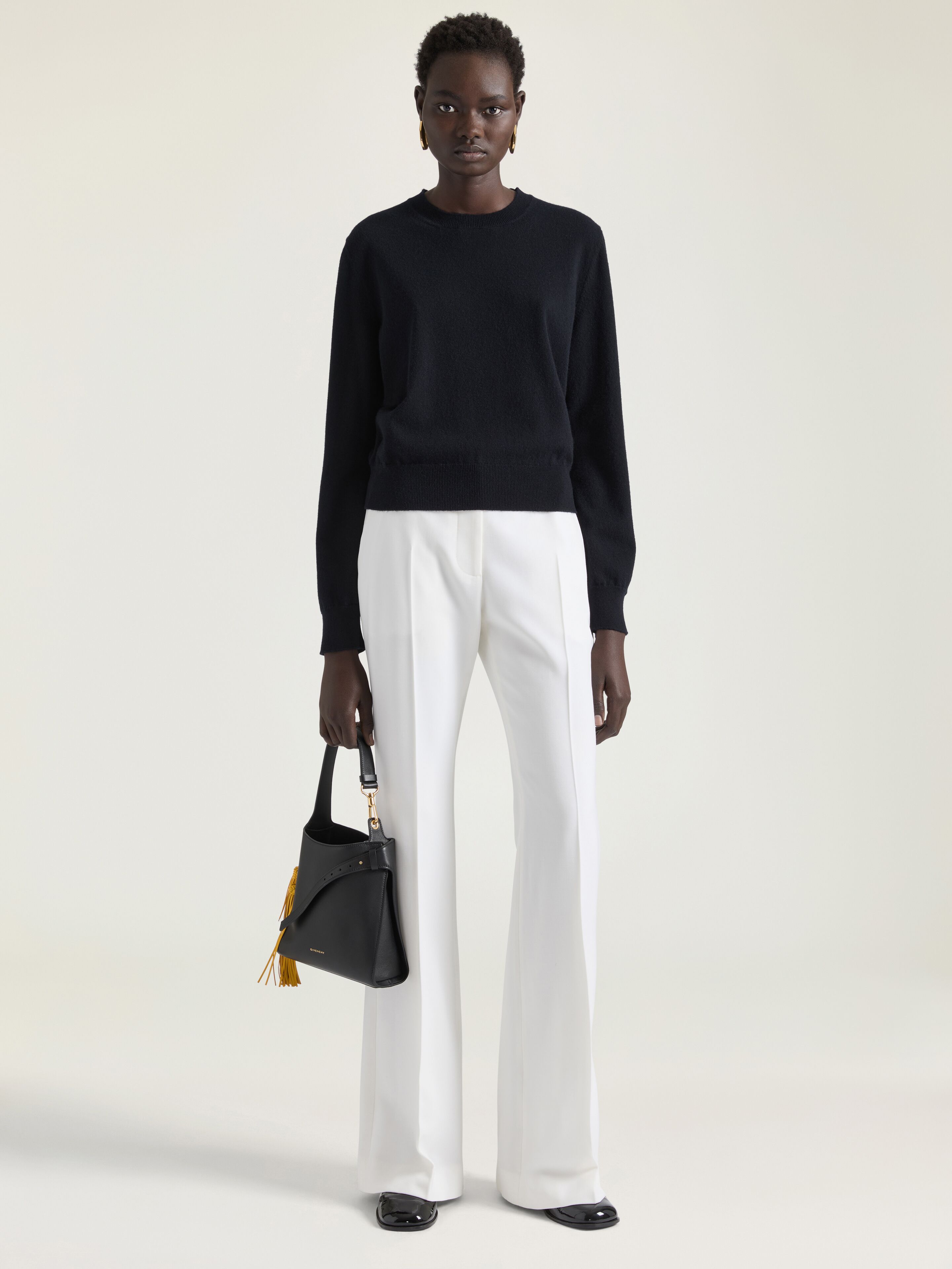 Mini Belted Hobo bag in leather